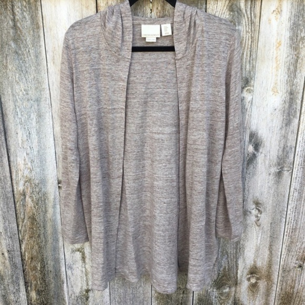 Cynthia Rowley Hooded Linen Cardigan